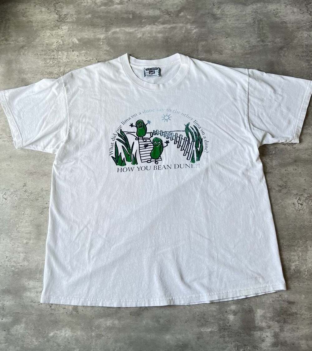 Vintage Lee Total Cotton How You Bean Dune Graphic T-Shirt XL